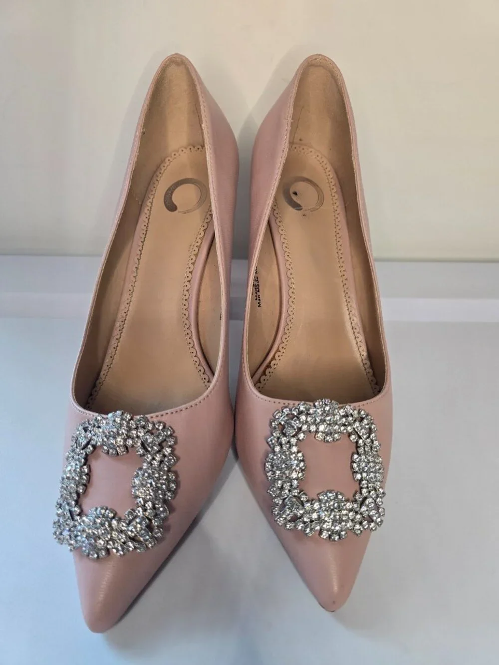 Journee Collection Izzie Pump - Jewel Buckle Pumps - Light Pink - Picture 3 of 9